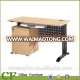 school metal leg furniture office powder coated frame desk