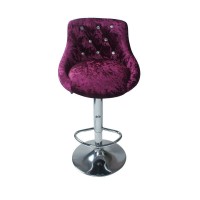 swivel leather bar stool high chair , high back dining room chair