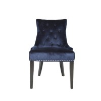 Hot Sale Blue Tufted Antique Leisure Nice Quality Modern Fabric+Birch Wood Hotel Single Dining Chairs Banquet