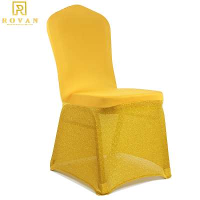 Wholesale pedicure chair cover spandex chair cover Sands style for wedding