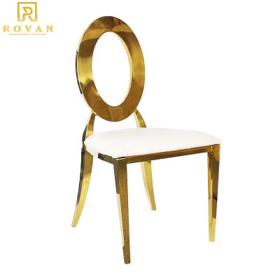 weddingfurniture metal frame dining chair gold stainless steel chair