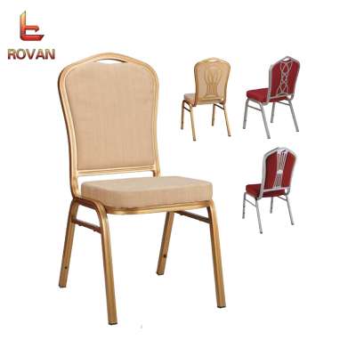 Hotel banquet chair gold dining custom made banquet fancy chairs for sale wedding event