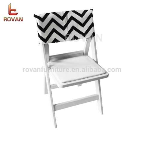 Caspian chevron designs chair cover  wedding fancy wave pattern Cotton canvas chair cover folding chairs with a fabric