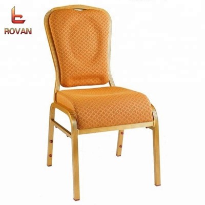 wholesale dubai cheap banquet stackable hall chairs from china for sale aluminium gold hotel dining chair wedding