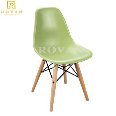 Cheap kids party pp chairs for children wood leg plastic chairs  barber chair