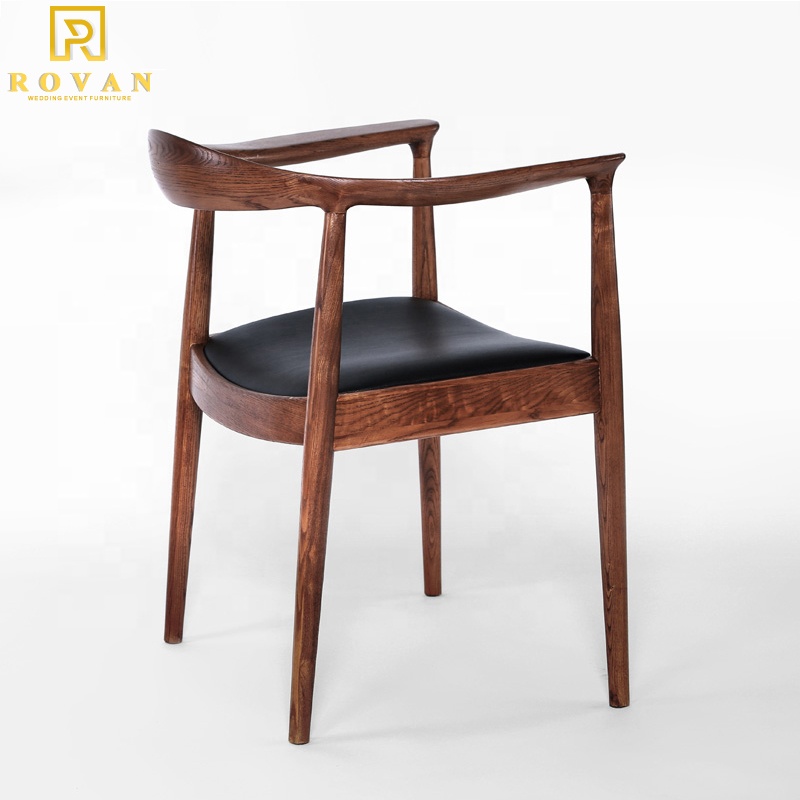 Wholesale good quality natural solid wood Traditional Kennedy  Chair used for house restaurants